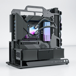 SocoolerカスタムDIY PCケースITXデザイン水冷サポートコンピュータアクセサリーキャビネットPCラックタイプ - Product Image 3