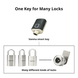 Vanmaスマート電源キーロックシステム単一キー制御複数ロックブランクキー人員認証