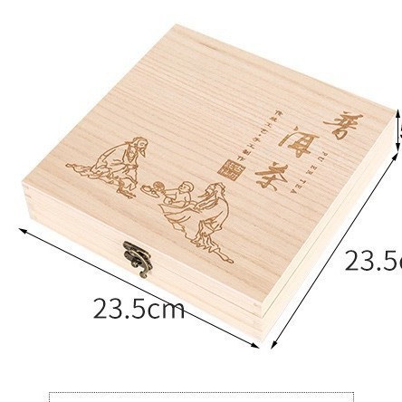 Caja para pastel de té