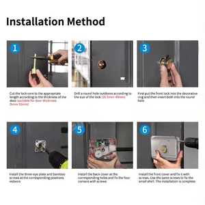Sicurezza impermeabile per esterno blocco elettronico del cerchio con accesso senza chiave RFID Card controllo accesso Wireless Smart Lock