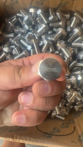 ボルトナットM10 X 30MMステンレス鋼グレードSS 317L六角ボルト1 PCとフラットウォッシャー1 PC対応 - Product Image 3