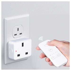 Enchufe de salida del Reino Unido 15A enchufe sin cable conectar enchufe de alimentación de CA con Control remoto de Cuenta Regresiva para lámpara árbol de Navidad decoración de vacaciones - Product Image 5