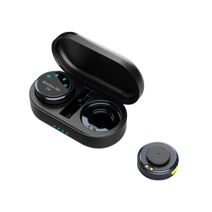 Micrófono Lavalier inalámbrico Plug-and-Play más nuevo con función de tarjeta de sonido Conexión de dispositivo dual para Android para sistemas IOS