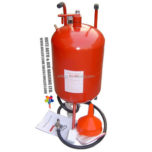 Tabanca ile taşınabilir emiş blast pot wilgun 20 galon aşındırıcı kum kumlama tankı SB20A01 SB20A02 basınç kum patlama varil - Product Image 1