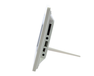 Khung Ảnh Kỹ Thuật Số Bằng Nhựa Trắng Khung Ảnh LED 7 Inch <span class=keywords><strong>CE</strong></span> <span class=keywords><strong>FC</strong></span> RoHS Đã Được Xác Minh - Product Image 3