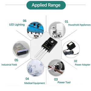 Lorida 7N60 FP7N60C 7A 600V TO-220トランジスタGd32f103ret6 Gd3 Ztx 853 Mosfet Ir154p64Amp相当のIcトランジスタFP7N60C - Product Image 2