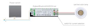 Tuya ZigBeeスマートコントロール調光可能CW出力LEDスイッチング電源LEDドライバー商用照明用 - Product Image 6