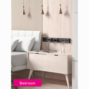 New Design Aluminum Wall Power Track <strong>Embedded</strong>/open Installation Power Track <strong>System</strong> Office Kitchen <strong>Use</strong> Power Track Socket - Product Image 5