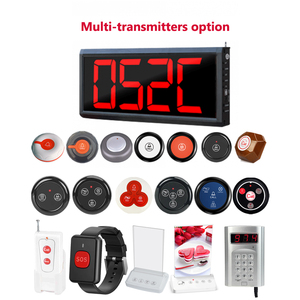 Wireless Restaurant Calling Button Pager <strong>System</strong> with LED <strong>Display</strong> Board <strong>Queue</strong> <strong>Management</strong> Service Call <strong>System</strong>
