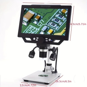 Microscopio electrónico personalizado, microscopio electrónico Digital de 9 pulgadas, reparación de teléfonos móviles, placa de circuito, ordenador - Product Image 3