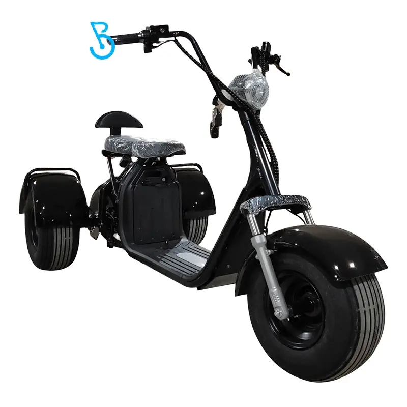 Новый дизайн, Электрический трехколесный самокат Citycoco 1000 Вт 1500 Вт для взрослых, трехколесный мотоцикл со съемным аккумулятором