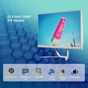 PC AIO de 23,8 "de fábrica para juegos de negocios, computadora Barebone de escritorio, procesador I3 I5 I7, pantalla táctil, computadora todo en uno - Product Image 3