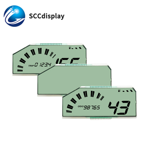 Display lcd a segmenti personalizzati display a segmenti HTN economici strumento per moto elettrica LCD modulo display lcd a 7 segmenti monocromatici - Product Image 3