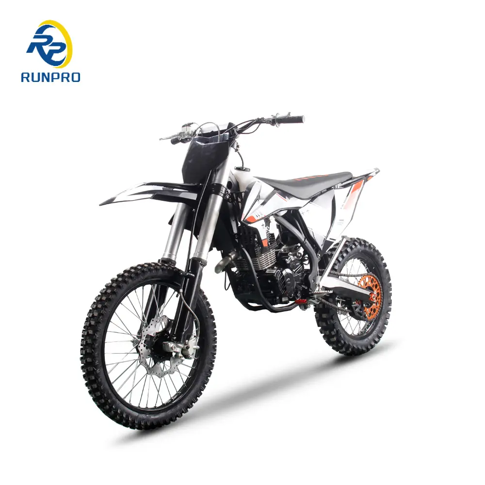 Yepyeni arazi motosikleti Runpro yarış 300cc 4 zamanlı 21/18 tekerlek yüksek performanslı kir bisiklet