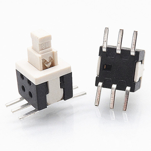 6PIN Auto lockig push button switch micro 5.8*5.8 smd/smt tact interruttore a chiave non-bloccaggio di alimentazione on off interruttore - Product Image 3