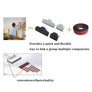 Conector divisor de enchufe, TL-106, 1 entrada, 6 salidas, LED, unidad especial, parte trasera, CC, paralelo - Product Image 4