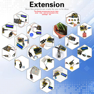 Kit de inicio de Sensor Keyestudio 48 en 1 de alta calidad para proyectos de bricolaje Arduino (sensores de 48 piezas) Kit de módulo electrónico de programación