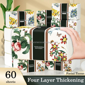 Wholesale Embossed Large Pack Facial <strong>Tissues</strong> for Bathroom and Kitchen Use - Product Image 2