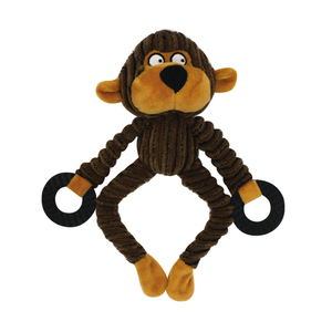 Động vật sang trọng nhai đồ chơi với cao su tự nhiên Ring - Bear khỉ bò thiết lập cho hung hăng chewers, răng Làm Sạch & chán nản cứu trợ - Product Image 3