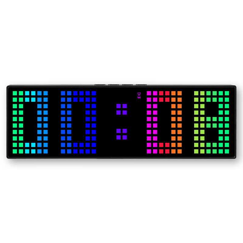 Coque noire + LED RVB