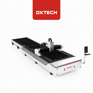 DXTECH EL-Series Baixo Custo Operacional Carga e Descarga Troca Máquina Corte Laser Fibra Plataforma