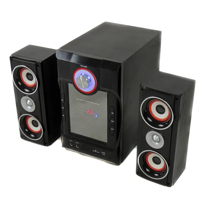 Altavoz Multimedia para cine en casa, sistema de sonido 2,1, minicaja de sonido con sistema de sonido