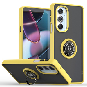 2022 Motorola Edge X30/X30 Pro/Plus uyumlu 2-in-1 manyetik telefon kılıfı kabuk 2-in-1 telefon kapağı halka tutucu ile arka kapak - Product Image 3