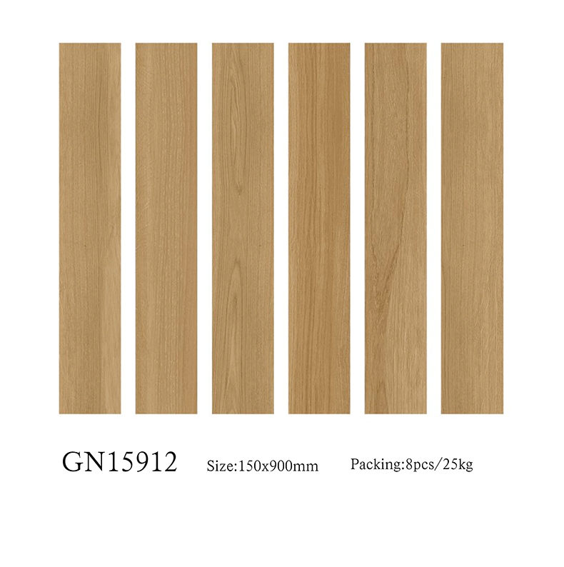 Hot sale  porcelain  wood texture floor tiles 150x900mm Grey color