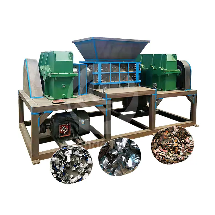 ORMEヘビーデューティーリサイクルデュアルシャフト有機廃棄物堆肥プラスチック発泡スチロール金属シュレッダーマシン価格