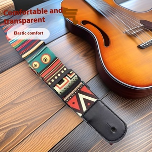 Cartone stampato chitarra Ukulele cinturino a tracolla croce coda Nail Design amplificatore tipo strumenti a corda parti e accessori - Product Image 2