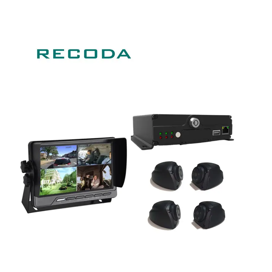 Sistema de cámara CCTV para vehículo, 4 canales, 1080P, MDVR, GPS, 4G, WiFi, DVR móvil