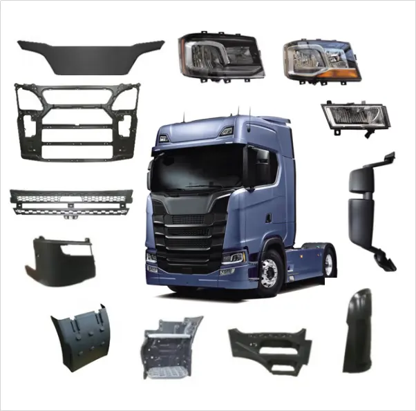 עבור SCANIA סדרה 3 / סדרה 4 / סדרה P, G,R,T / 94 חלקי גוף למשאית מעל 1000 פריטים אביזרי משאית חלקי משאית
