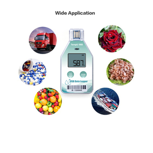 TZONE TempU08B-pantalla LCD, un solo uso, USB, temperatura y registrador de datos RH, uso para monitoreo de temperatura y humedad, logística - Product Image 6