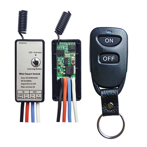 Dc 3.6V-24V Mini <strong>Remote</strong> Switch Wireless Wide Voltage Decoding Receiver Module 1Ch <strong>Output</strong> Learning Button and Transmitter 433Mhz - Product Image 1