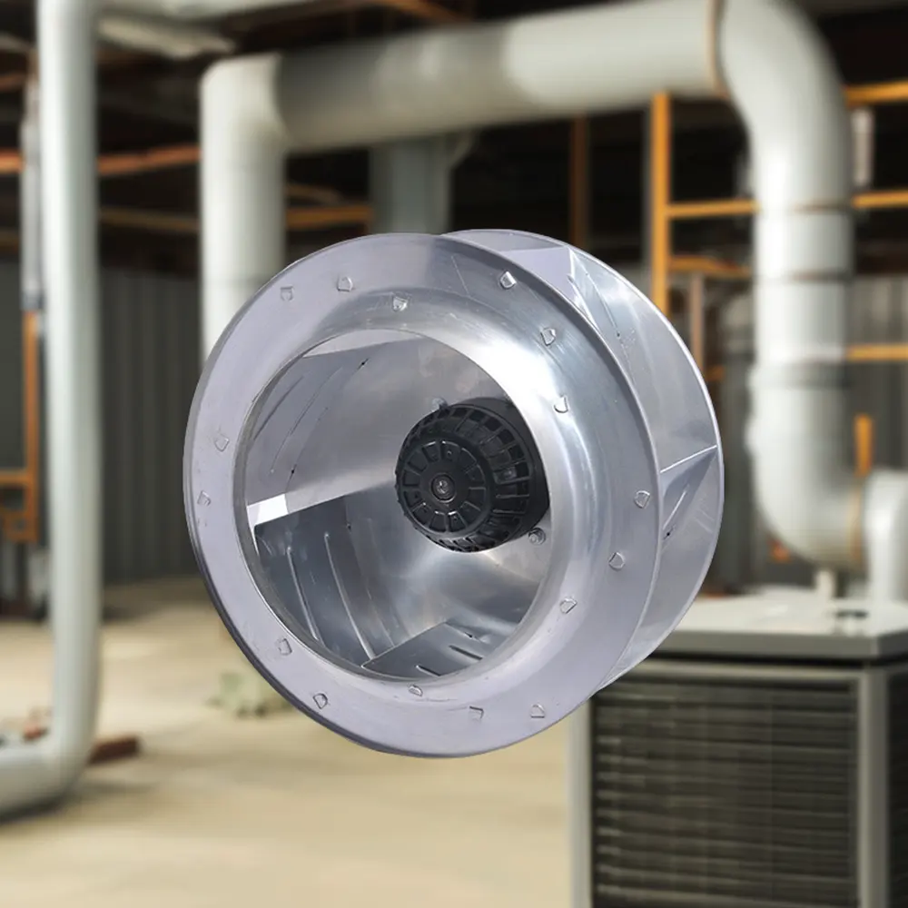 Ventilatore centrifugo industriale ad alta temperatura monofase a basso rumore motore cuscinetto di alta qualità