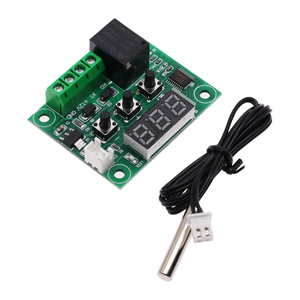 W1209 Red and Blue DC 12V Heat Cool Temp Thermostat <strong>Temperature</strong> Control Switch Thermometer Thermo <strong>Controller</strong> <strong>NTC</strong> <strong>Sensor</strong> Case - Product Image 4
