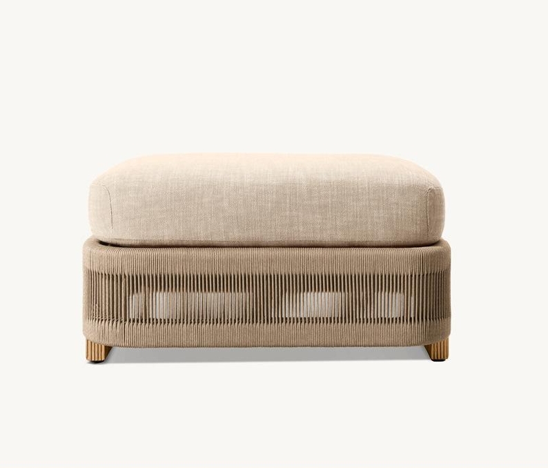 Pouf 77 cm x 63 cm x H 41 cm