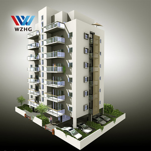 Hohe Aufstieg Stahl Struktur Vorgefertigte Wohnung Gebäude Mit 2 3 4 5 6 7 8 9 10 Boden - Product Image 6