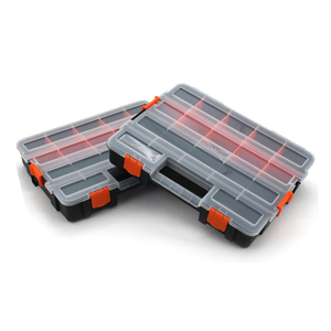 15 Fach Interlocking Kunststoff Werkzeug <span class=keywords><strong>Organizer</strong></span> Box Schraube Nagel Kleinteil Aufbewahrung koffer mit Trennwänden - Product Image 3