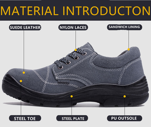 LIGHT BEARERメンズワークブーツ通気性スポーツスチールつま先冬のセキュリティ労働保護靴Zapatos De Seguridad