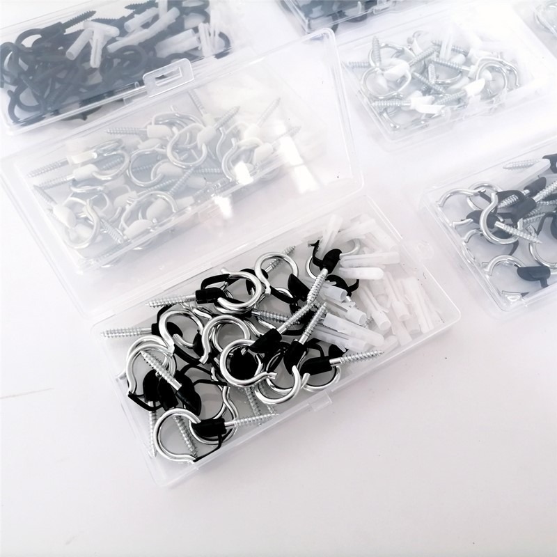 Black+Silver Hook One box=12 sets (106 * 73 * 18mm)