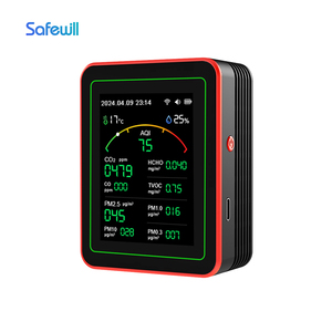 Safewill Wifi tuya Detector AQI PM2.5 PM10 PM1 pm0.3 CO2 hcho TVOC co CO2 nhiệt độ độ ẩm 15 trong 1 thông minh chất lượng không khí màn hình - Product Image 2
