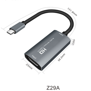 Tarjeta de captura de Audio y vídeo, HDMI a tipo-c HD, interruptor de entrada 4K, tarjeta de captura de juegos, transmisión en vivo - Product Image 5