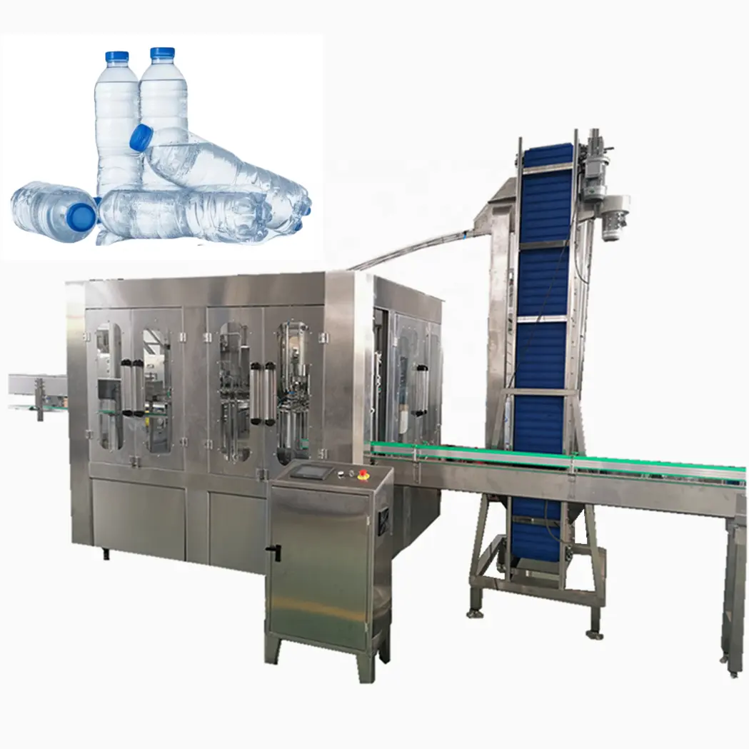 Automatische Gebottelde Pure Minerale Drinkwater Nog Gearomatiseerde Watervulmachine Complete Productielijn Klein Bedrijf