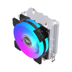 Lovinglcool 2heatpipe CPU Cooler argb PWM Led RGB 12V tương thích Intel cho máy tính chơi Game trường hợp tản nhiệt không khí tản nhiệt - Product Image 1