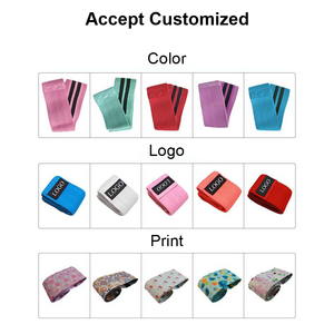 Customizable Mini Printed Color Glutes 5 Hip Circle <strong>Loop</strong> Butt <strong>Exercise</strong> Booty <strong>Elastic</strong> Resistance Bands Set Latex Custom - Product Image 3