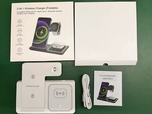 Güçlü manyetik 3 in 1 kablosuz iphone şarj cihazı 15 14 hızlı şarj Apple için İzle 8 7 SE kablosuz şarj için Airpods - Product Image 3