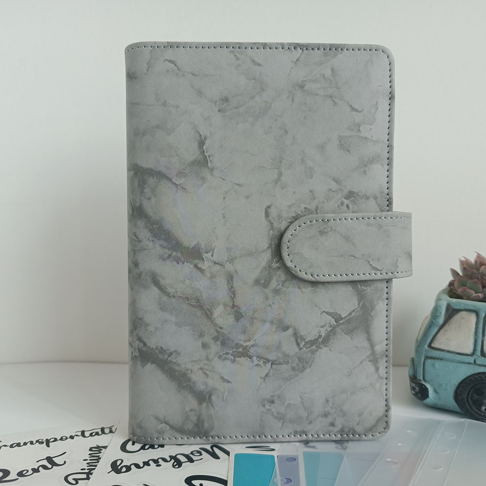 Gray Marble Binder