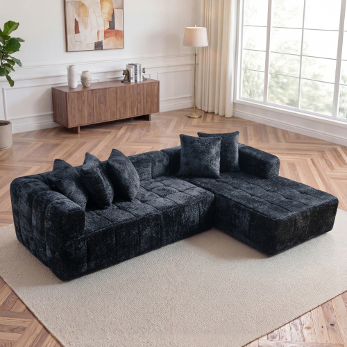 Black + Foam+Spring + 4 Seat
