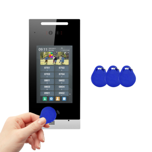 Intercomunicador Video <span class=keywords><strong>IP</strong></span> Poe Timbre Puerta Teléfono Multi Apartamento Sistema Smart Home Android Con cable y WiFi Intercomunicador Solución de seguridad - Product Image 4